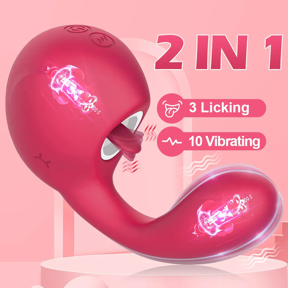 Clitoral Licking G Spot Vibrator Clitoralis Stimulator