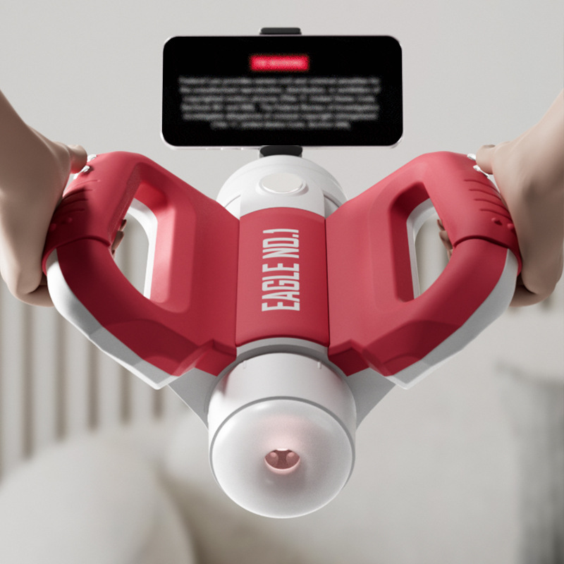 Fully automatic rotating telescopic aircraft cup for men