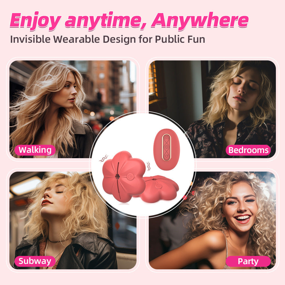 Nipple Vibrator Clamp Remote Breast Clips Clit Stimulator Women