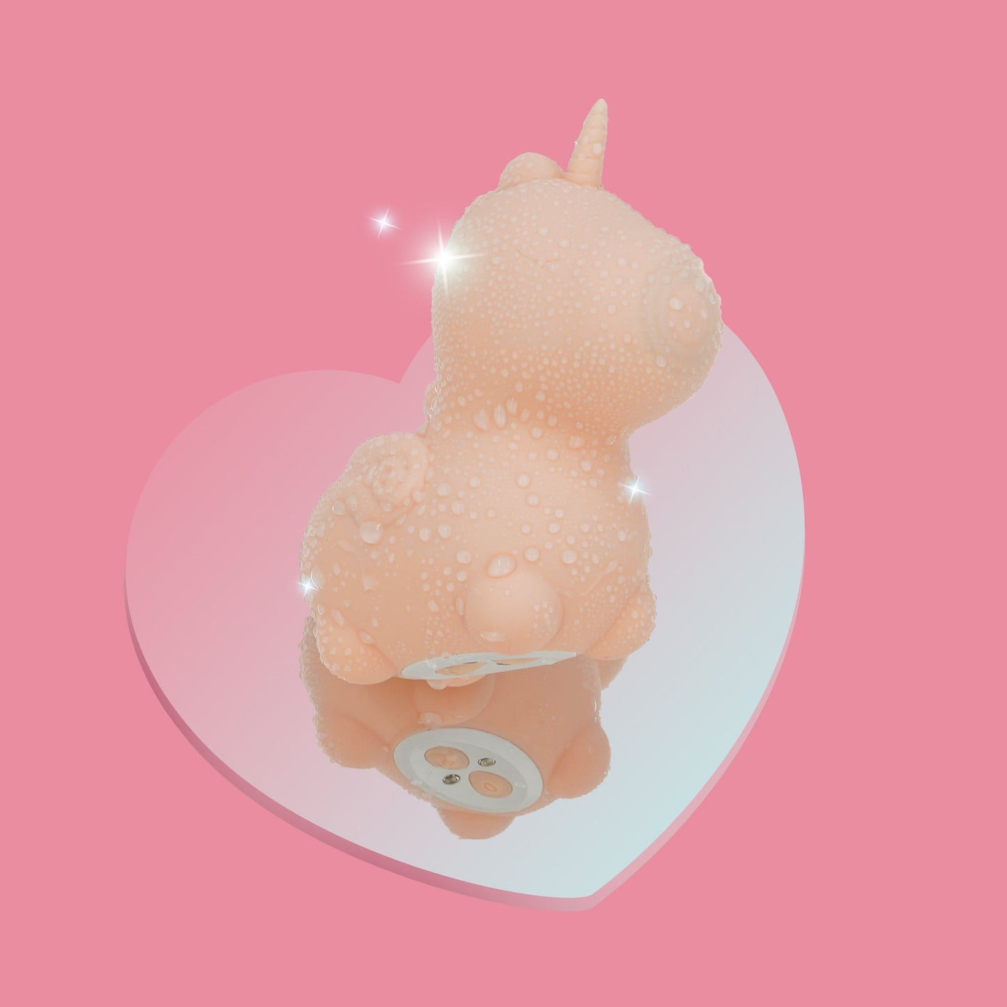 Unihorn- Heart Throb Unicorn Pulsing Clitoral Vibrator