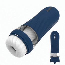 Rocket 3d Realistic Textured Electric Stroker With 5 Thrusting Rotating Modes