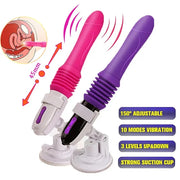 Automatic Hands Free Thrusting Dildo Vibrator G-Spot Stimulation Massager