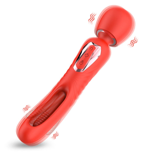 AV stick multi-frequency slapping vibrator female masturbator
