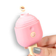 Ten Band Frequencies Female Masturbation Ice Cream Shape Licking G-spot Clit Vibrator