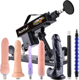 Sex machine with suction cup adapter automatic dildo machine