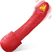 Rose flower dildo vibrator strong vibration heating