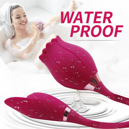 Rose vibrator for women sucking and licking sex toy