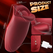 Tongue licking multi-frequency vibration bite licking mouth fun vibrator