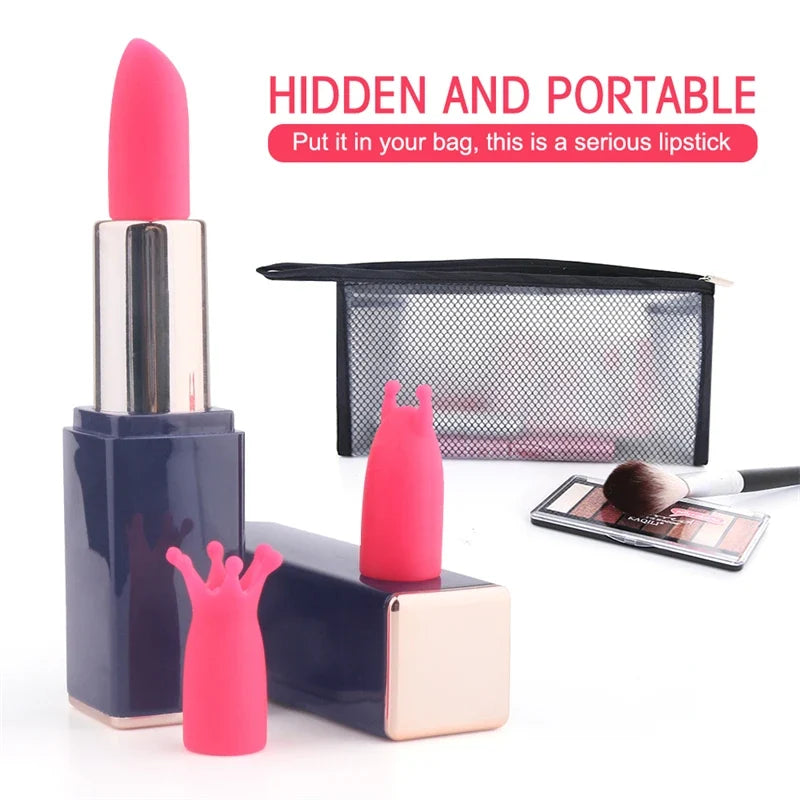 Mini Lipstick Vibrator Secret Bullet Masturbator Nipple Clitoris Stimulator