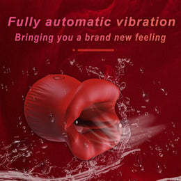 Rose Sex Toy Clitoris Stimulation Tongue Cunnilingus Nipple Sucking Sex Toy