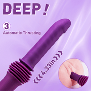 Powerful 145° Adjustable Base Heating Thrusting Vibrating Dildo Machine 11.81 Inch