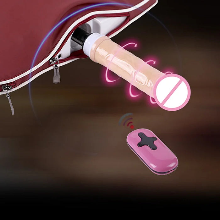 Infinity Pillow Dildo Remote Contol Sex Machine With 1*Dildo 1*Remote
