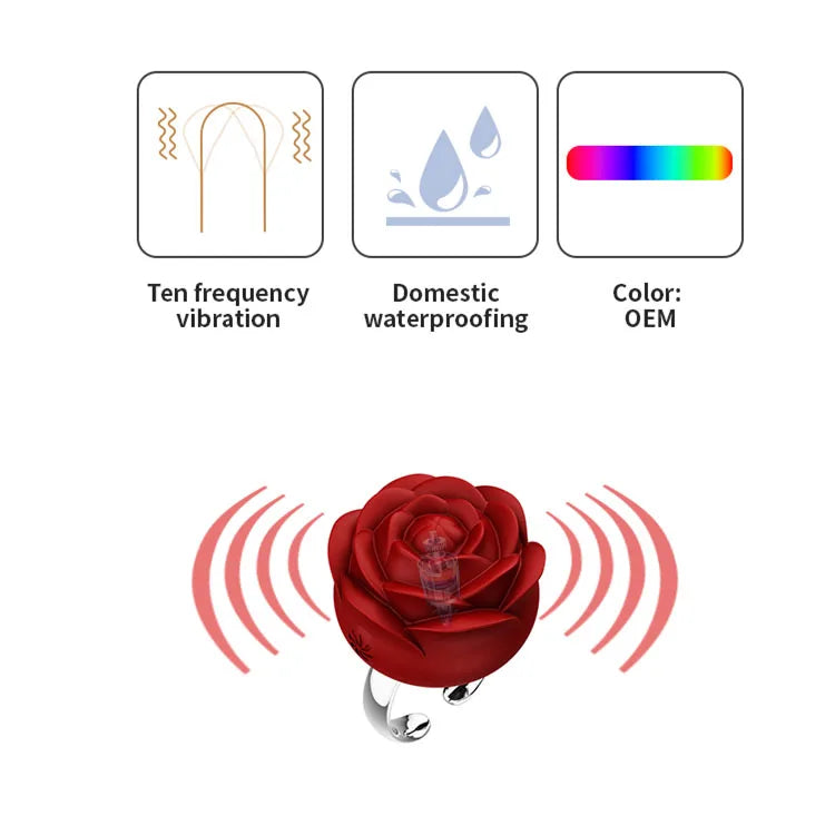 Rose Sex Toy Clitoral Vibrator
