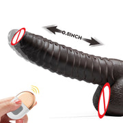 Telescopic Dildo Silicone Realistic Big Fake Penis Dildo Vibrator
