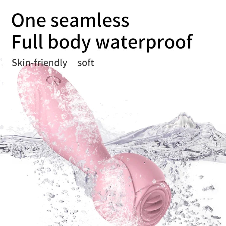 Pink Rose Tongue Clitoral Vibrator