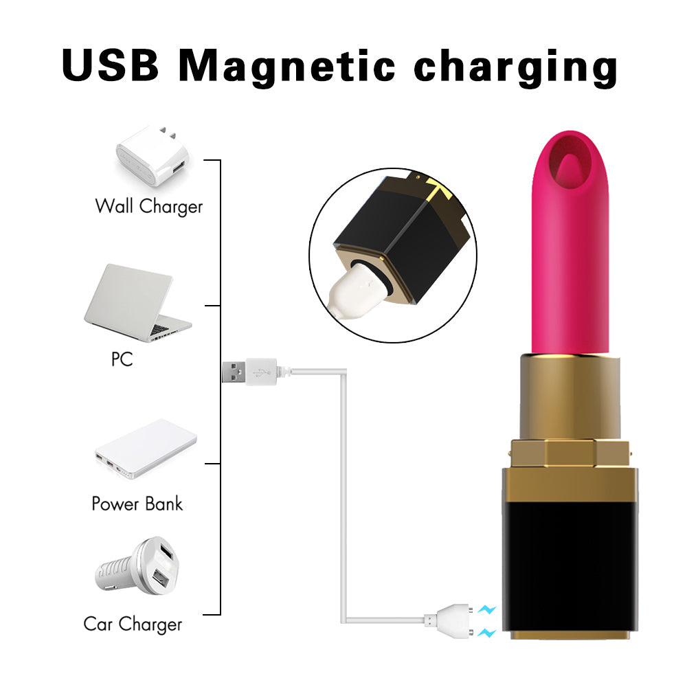 Lipstick Vibrating Massage Stick Women's Clitoris Stimulation