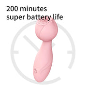 Pink Rose Tongue Clitoral Vibrator