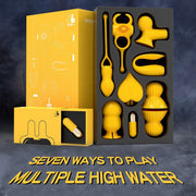 Seven Tortures Multi-Functional Vibrator G-Spot Vagina Nipple Stimulator