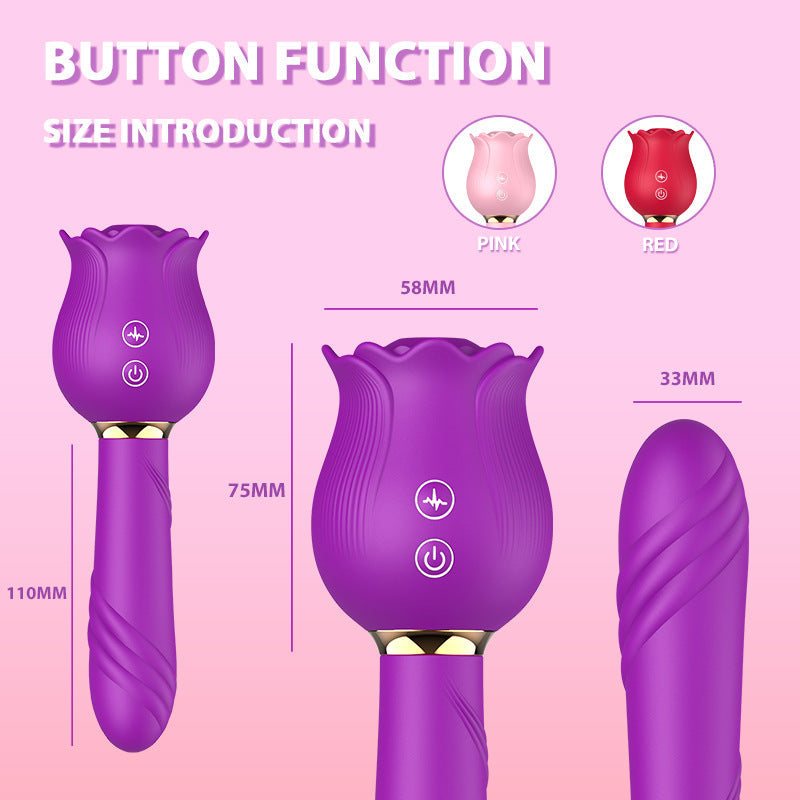 Rose sucking vibrator vibrator