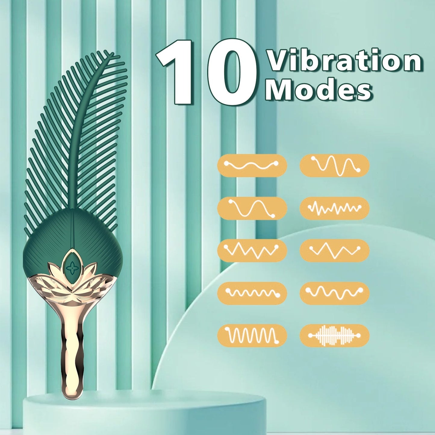 Flappy Feather - Clitoral Stimulator Body Massager Couple Sex Toy