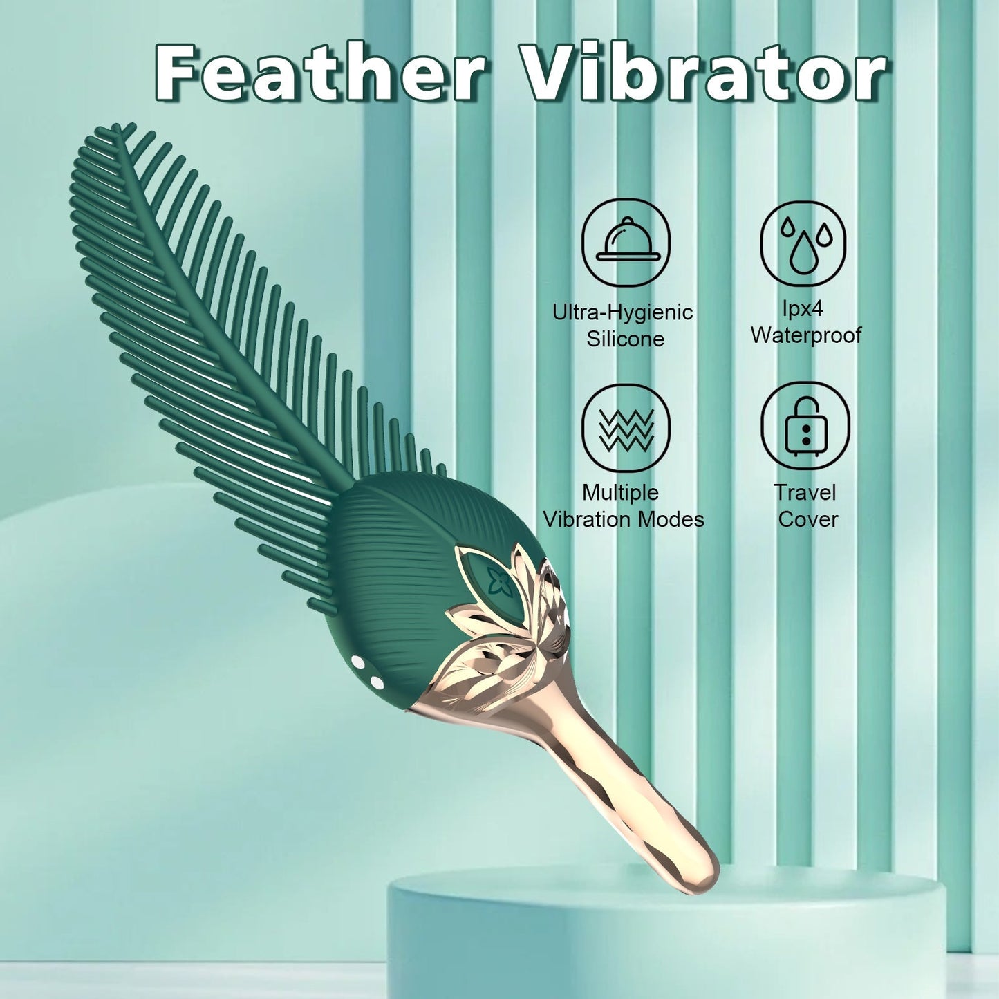 Flappy Feather - Clitoral Stimulator Body Massager Couple Sex Toy