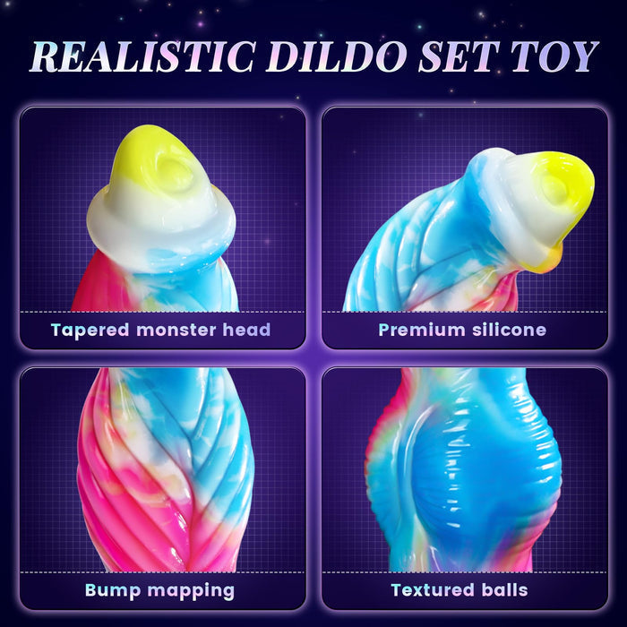Phoenix 7 Thrusting Vibrating Big Sucker Monster Dildo