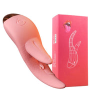10 Mode Heating Tongue Licking Vibrator Mini G-spot Sex Toys