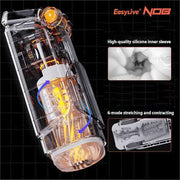 NO8 8-Frequency Rotary Expansion and 5-Frequency Vibration Male Masturbator丨Powered By Easylive