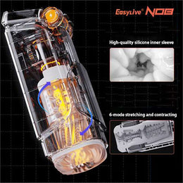 NO8 8-Frequency Rotary Expansion and 5-Frequency Vibration Male Masturbator丨Powered By Easylive