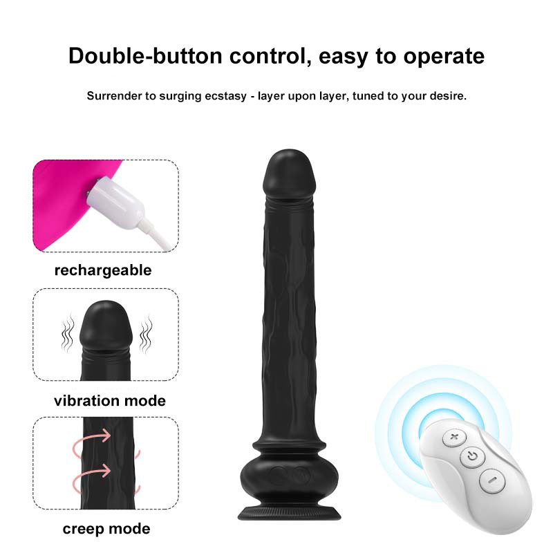 Remote control vibrating wand
