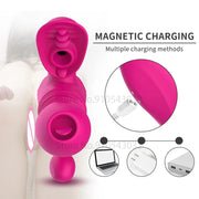 Automatic Telescopic vibrator for women G Spot Vibrador Tongue Licking Sucking sext toy for women Clitoris Stimulator Heat dildo
