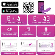 Vibrating Women Panties Massager Wearable Wireless APP Control Underwear