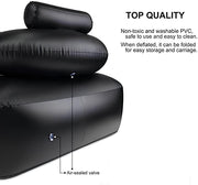 Inflatable Sex Chair with Bondage Set – Erotic Furniture with Dildo Mount & Electric Pump for Couples