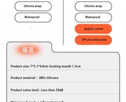 MizzZee Suction device vibrator control female masturbation