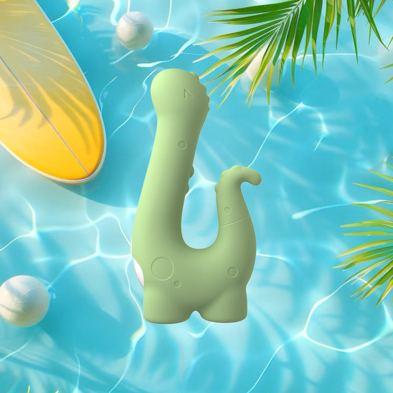 Little Dinosaur Sucking Heating Vibrator