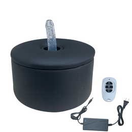 Black Stool Thrusting Sex Machine With Remote Control