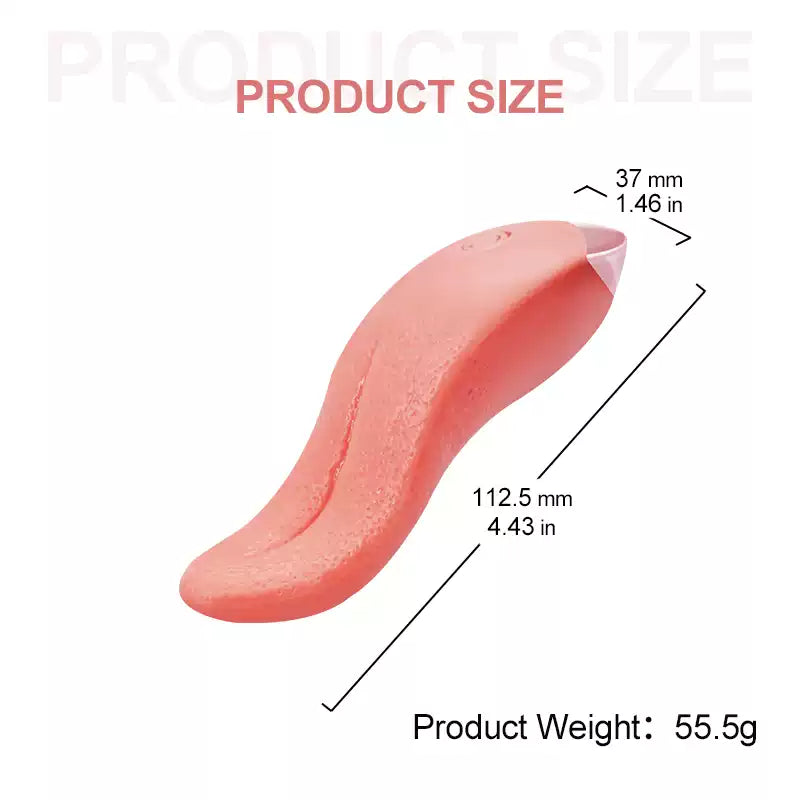 10 Mode Heating Tongue Licking Vibrator Mini G-spot Sex Toys