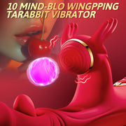 Angel 10 Tapping 7 Flapping Rabbit G Spot Vibrator