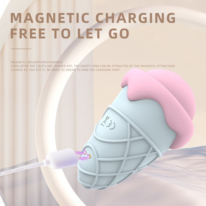 Cone 10-Frequency Sucking Erotic Vibrator