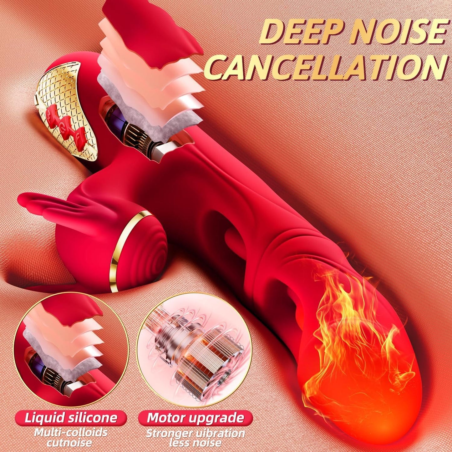 Angel 10 Tapping 7 Flapping Rabbit G Spot Vibrator
