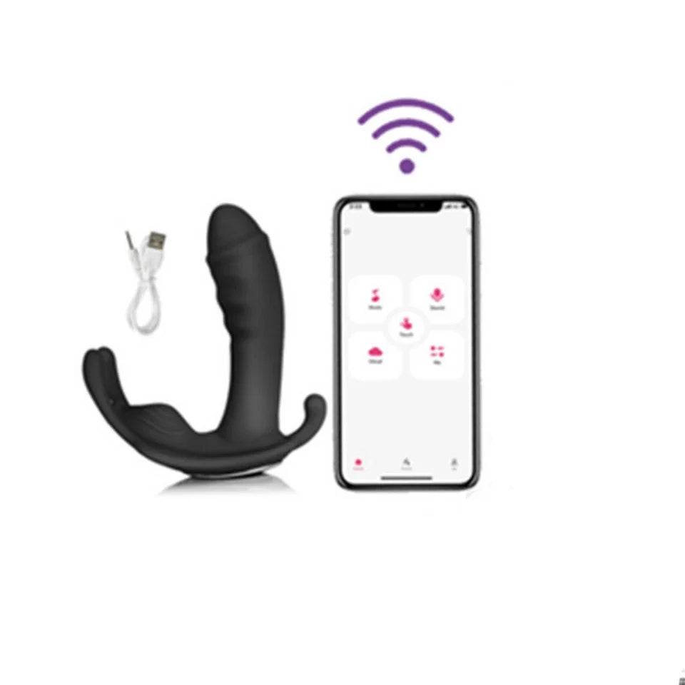 Vibrating Women Panties Massager Wearable Wireless APP Control Underwear
