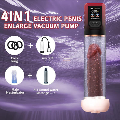 5 Suction 5 Pressure Penis Pump Male Sex Stroker