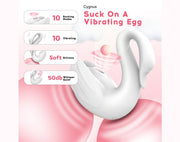 White Cygnus Suck Vibrator