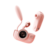 CCD Camera-shaped Split Clitoris Sucking & G-spot Vibrator