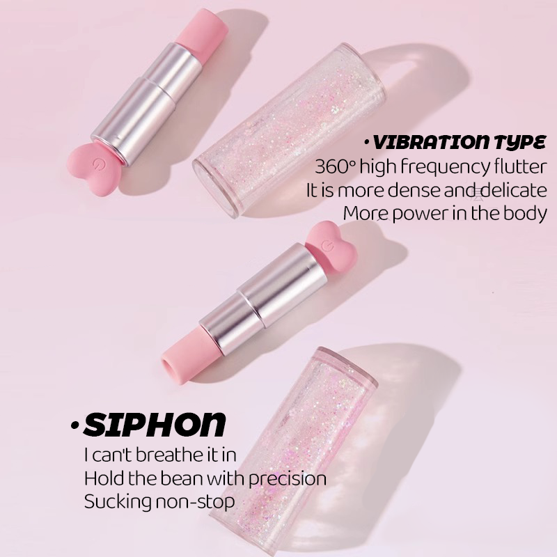 Lipstick Vibrator Female Sucking Licking Clitoris Masturbator