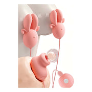 Multi-frequency vibration breast clamp