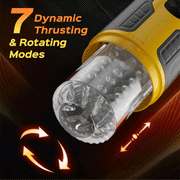 Dual Stimulation Thrusting and Rotating Vibrating Male Msturbation Toy