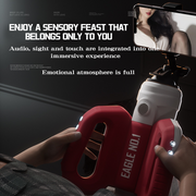 Fully automatic rotating telescopic aircraft cup for men