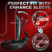 Bunny Ring III Vibrating Cock Ring Penis Ring with APP, Couples Sex Toys Vibrators