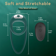 Rabbit Vibrating Cock Ring Adult Sex Toys with Clitoral Vibrator